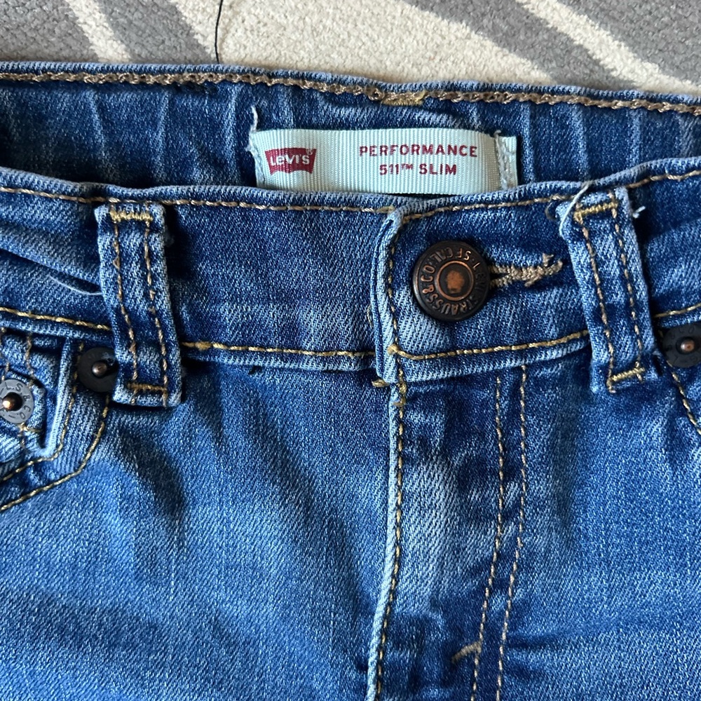 Boys Levi jeans size 6 Regular - Picture 2 of 5